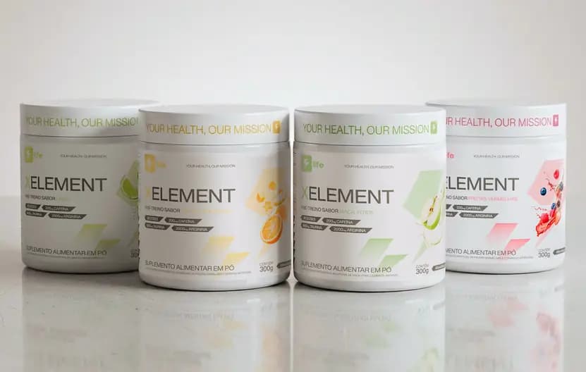 Os quatro sabores de Xelement lado a lado