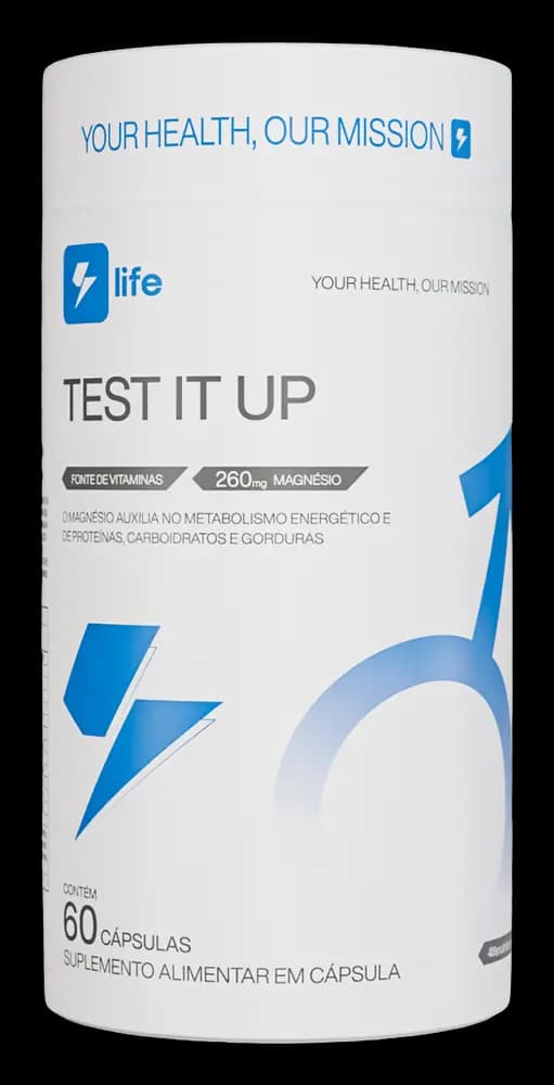 Test It Up — Vitalidade e Saúde do Homem · 60 cápsulas · 30 doses
