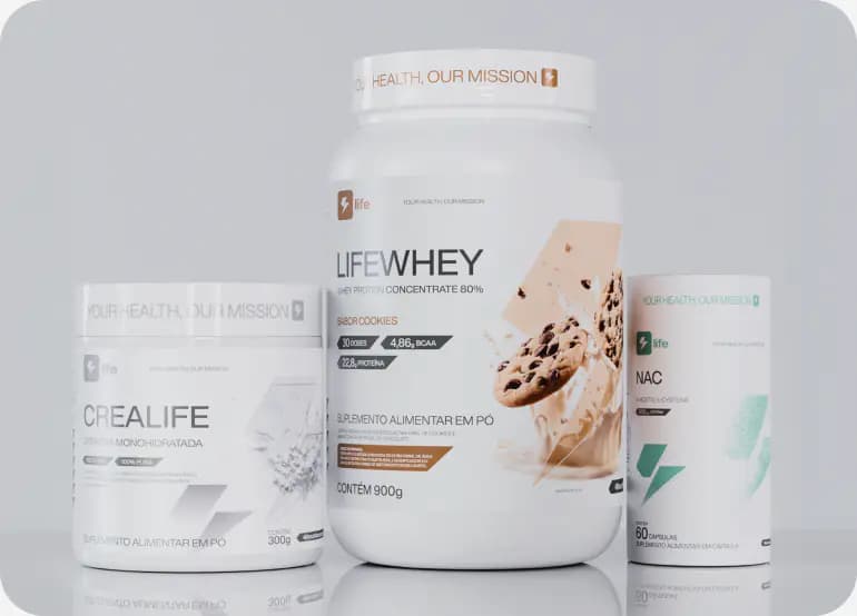 Potes de Crealife, Lifewhey e NAC